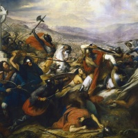 Karel Martel odvrátil arabskou invazi v bitvě u Tours