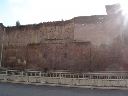 Pozůstatky Casta Praetoria v Římě.