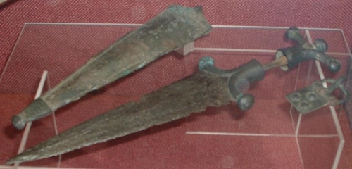 Keltské zbraně nalezené v Británii.