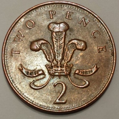 Mince se symbolem pštrosých per Jana Lucemburského.